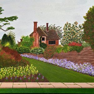 English Garden Painting